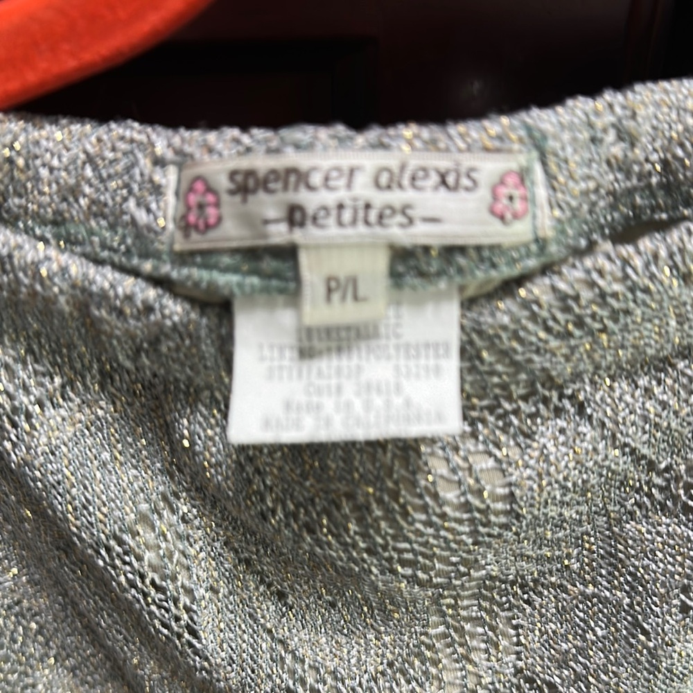 Spencer Alexis P/L Elegant Silver Skirt - Picture 2 of 7